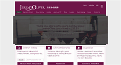 Desktop Screenshot of jeremyoliver.com